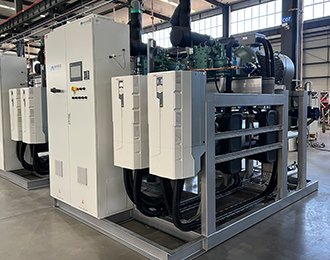 Низкотемпературный винтовой параллельный блок